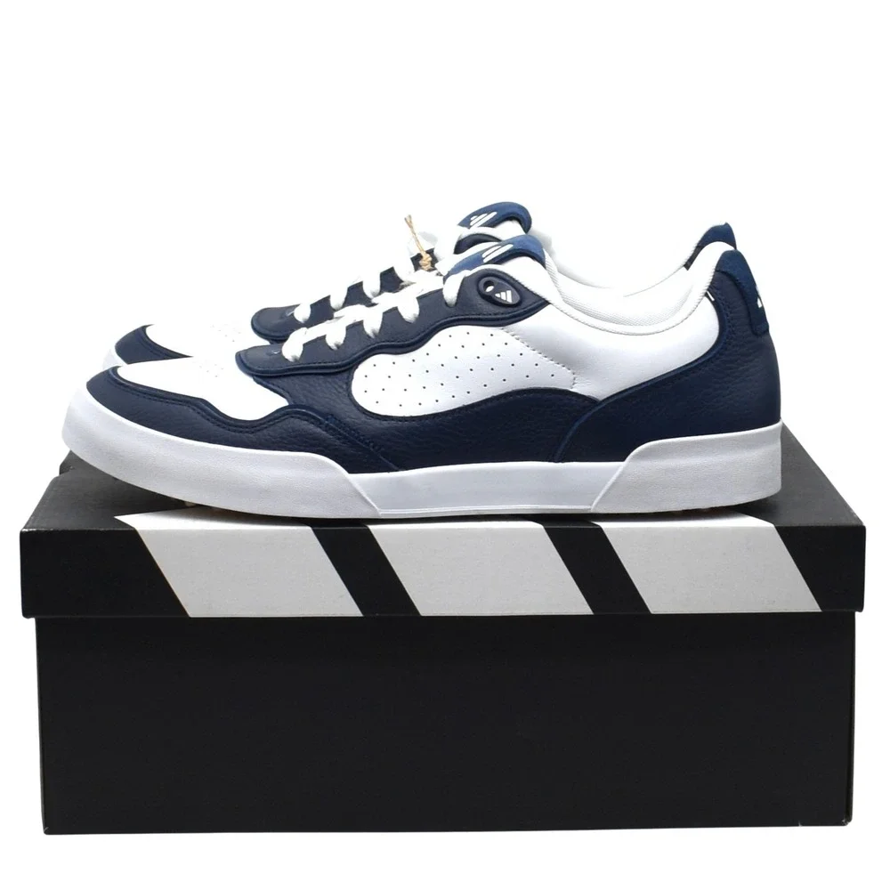 Adidas Retrocross 25 Spikeless Golf Shoes Men's Size 12 White‎ Navy IH9977 NWT